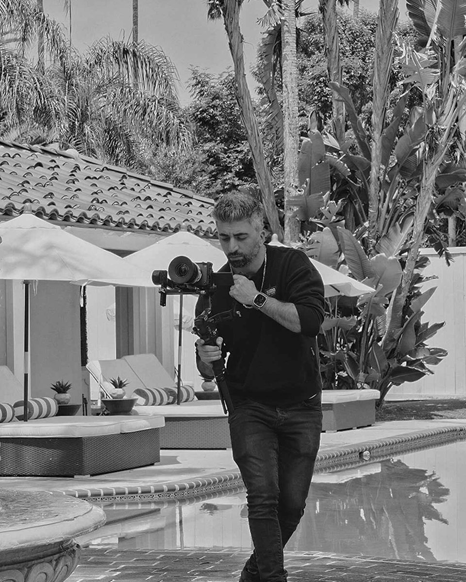 Sepo Dermar on location in Los Angeles
